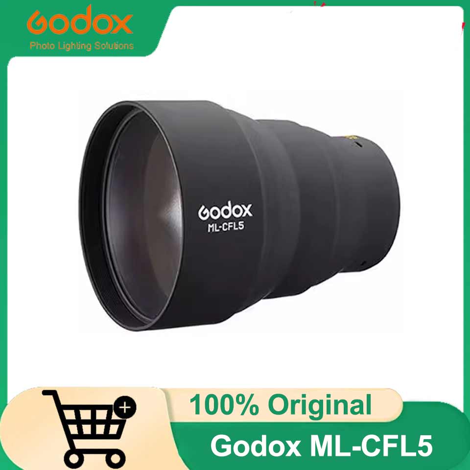 Fresnel Lens Attachment - เลนส์เฟรสเนลแบบพับได้ Godox ML-CFL5 อุปกรณ์เสริมสำหรับการถ่ายภาพ ใช้กับไฟวิดีโอ LED
