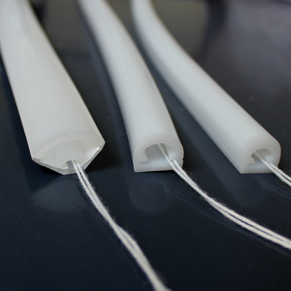 Diffusion Material Roll - ท่อซิลิโคนครอบ LED รูปตัว V ครึ่งวงกลม สำหรับแผงไฟ