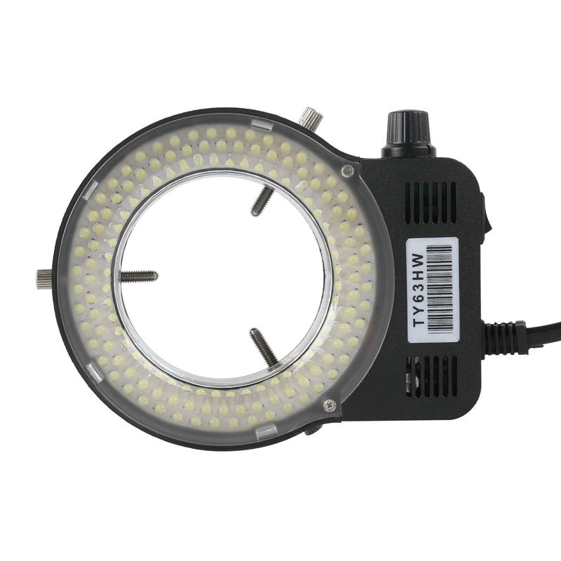 Photography Lighting Professional - ไฟวงแหวน LED ปรับระดับได้ 144 ดวง สำหรับกล้องจุลทรรศน์สเตอริโอแบบสามตา