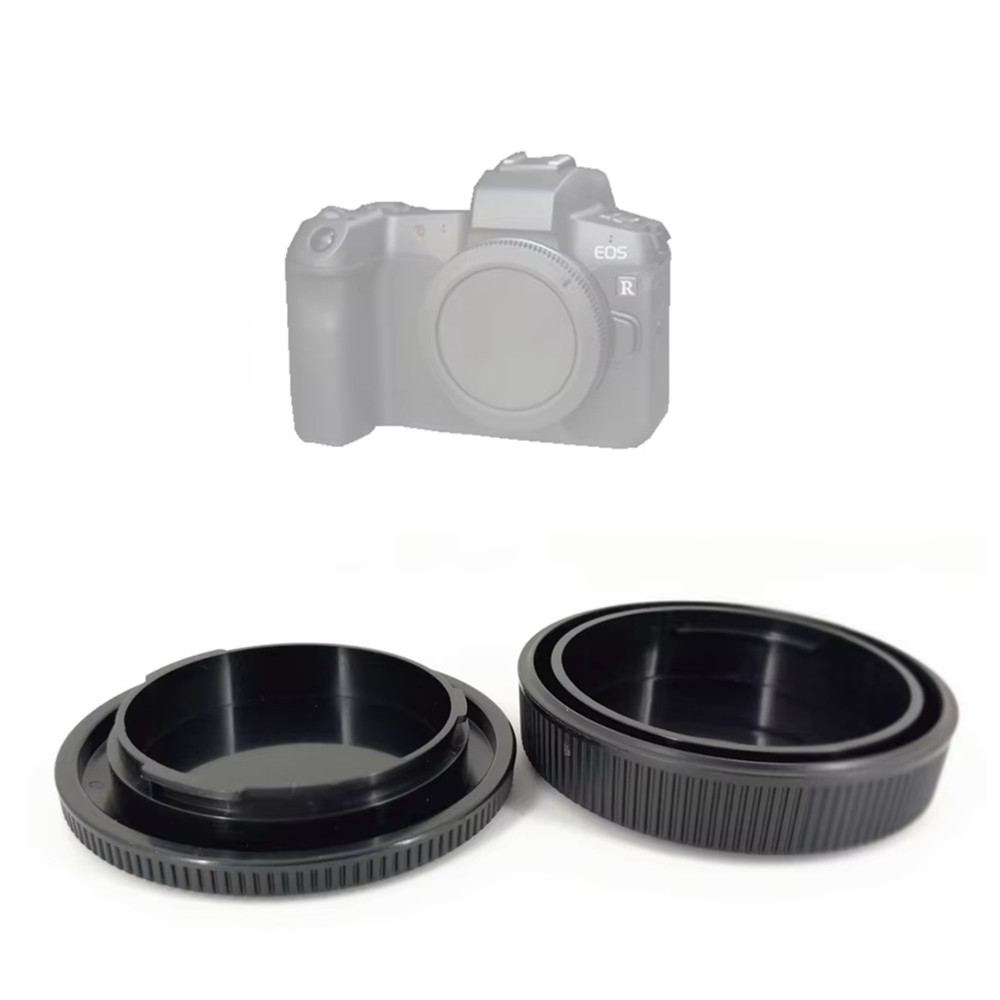 Nikon Camera Z50 - ฝาปิดกันฝุ่นเลนส์ด้านหลัง RF + ฝาครอบตัวกล้องด้านหน้าสำหรับกล้อง Canon EOS