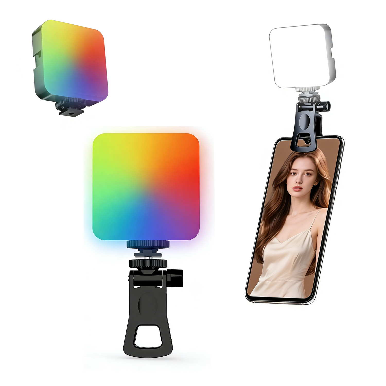 Photography Lighting Outdoor - ไฟพกพา RGB สำหรับถ่ายภาพกลางแจ้ง ไฟเสริมสำหรับไลฟ์สด กล้องถ่ายรูป ไฟถ่ายภาพสีเต็มรูปแบบ