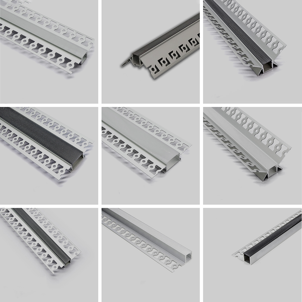 Diffusion Material Roll - 1เมตร/ชิ้น Led Linear อลูมิเนียมโปรไฟล์ช่อง Diffuser สำหรับมุมผนังเพดานตกแต่งในร่มแสงสว่างโคมไฟ
