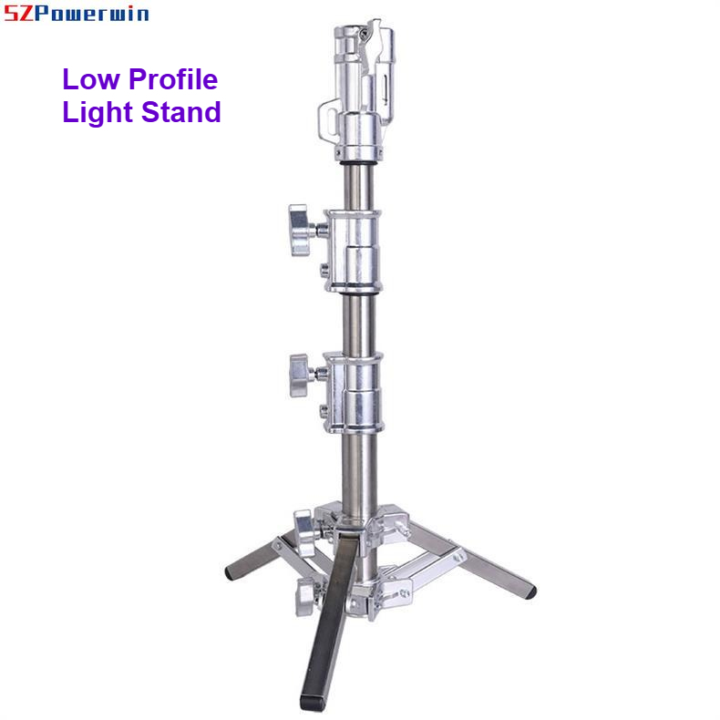 Photography Lighting Rig - ขาตั้งไฟแบบเตี้ยสำหรับการถ่ายภาพ ขาตั้งกล้องระดับพื้นดินสำหรับถ่ายภาพเครื่องประดับ อาหาร สัตว์เลี้ยง วิดีโอ ที่ยึดไฟสปอตไลท์แบบมั่นคง
