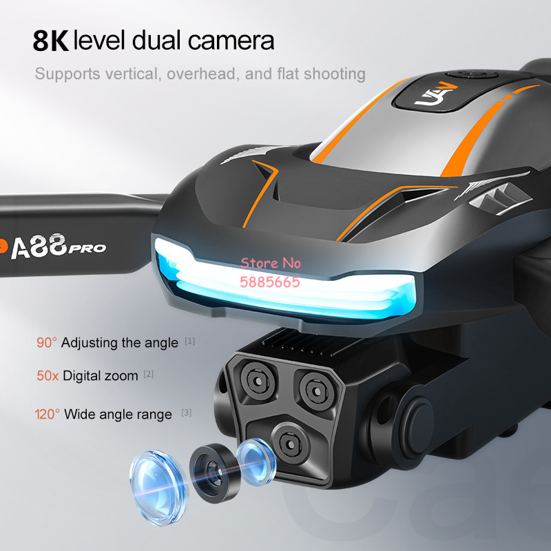 โดรนถ่ายภาพทางอากาศ 8K ระบบ Op - Photography Lighting Outdoor บทวิจารณ์และราคา