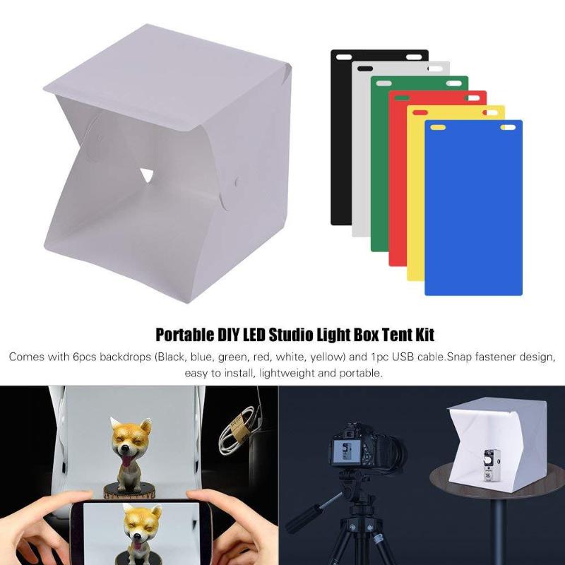 กล่องไฟสตูดิโอพกพาแบบพับได้ ไฟ - Photography Lighting And Backdrop บทวิจารณ์และราคา