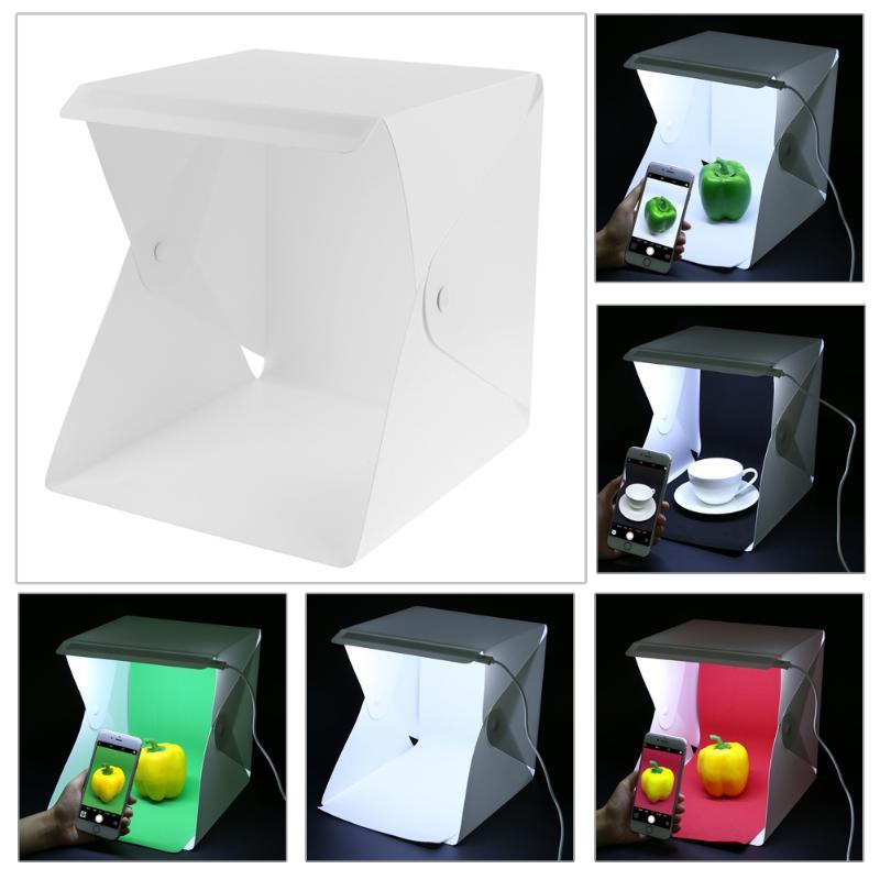 กล่องไฟสตูดิโอพกพาแบบพับได้ ไฟ - Photography Lighting And Backdrop บทวิจารณ์และราคา