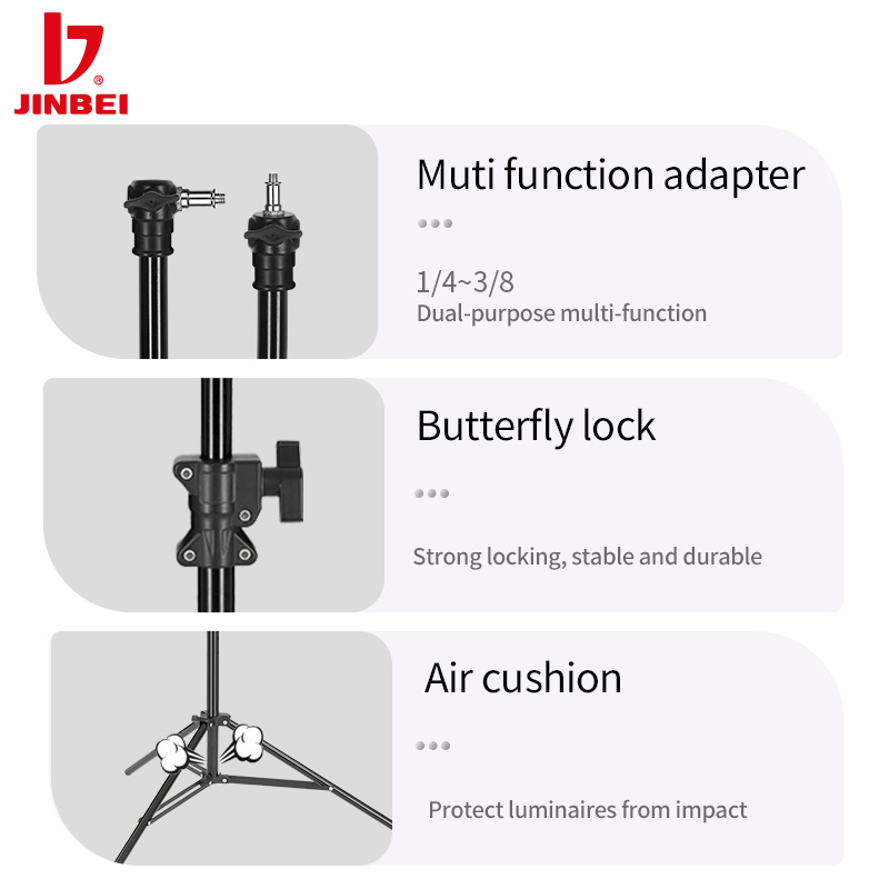 ขาตั้งไฟถ่ายภาพอลูมิเนียมแบบมี - Lighting In Photography บทวิจารณ์และราคา