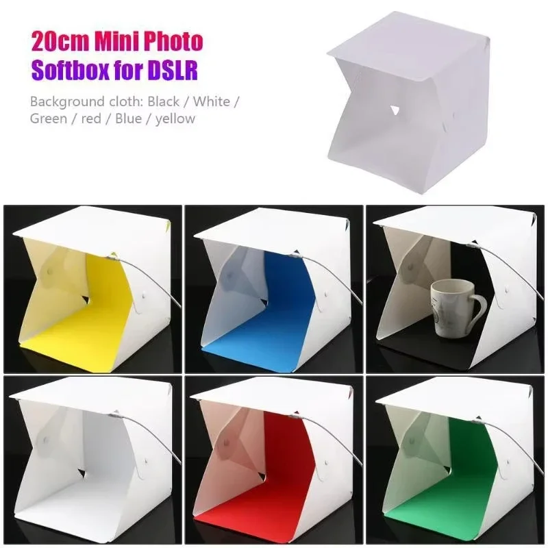 ใหม่ Mini พับ Photo Booth Soft - Softbox Portable Strip บทวิจารณ์และราคา