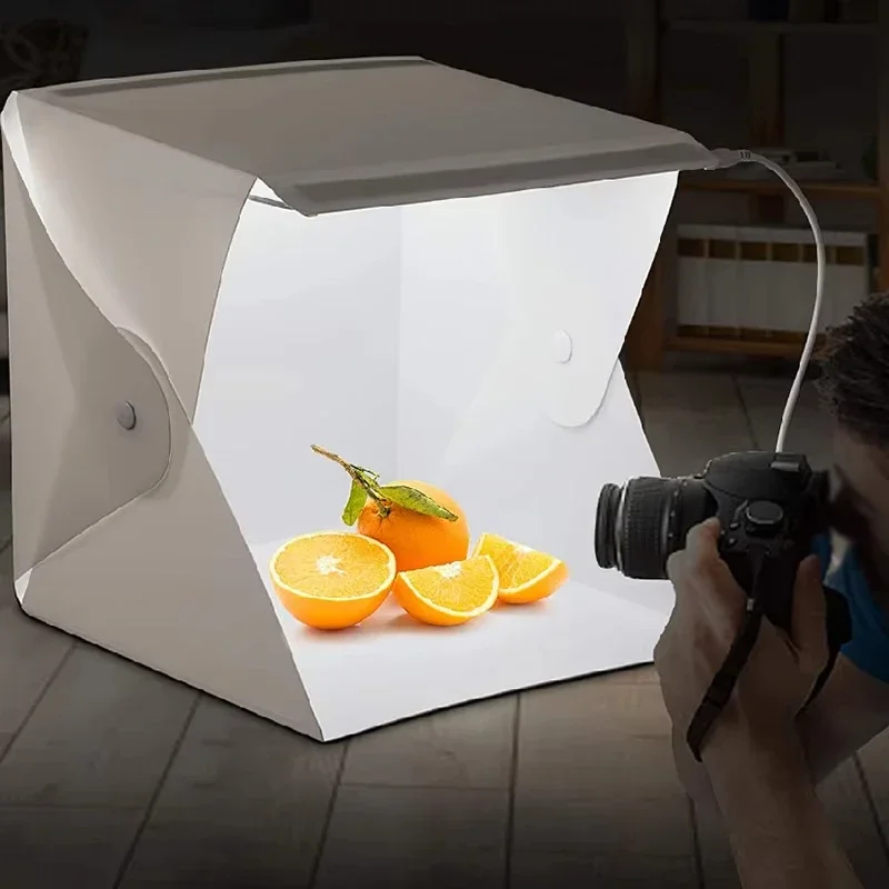 ใหม่ Mini พับ Photo Booth Soft - Softbox Portable Strip บทวิจารณ์และราคา