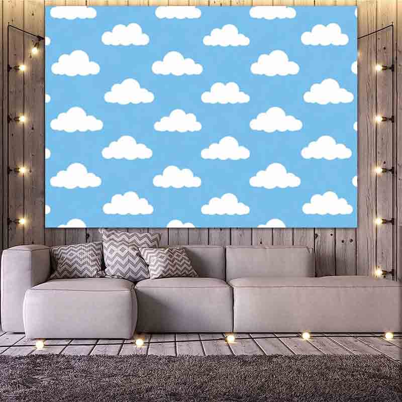 ฉากหลังถ่ายภาพลายการ์ตูนท้องฟ้ - Photography Lighting And Backdrop บทวิจารณ์และราคา
