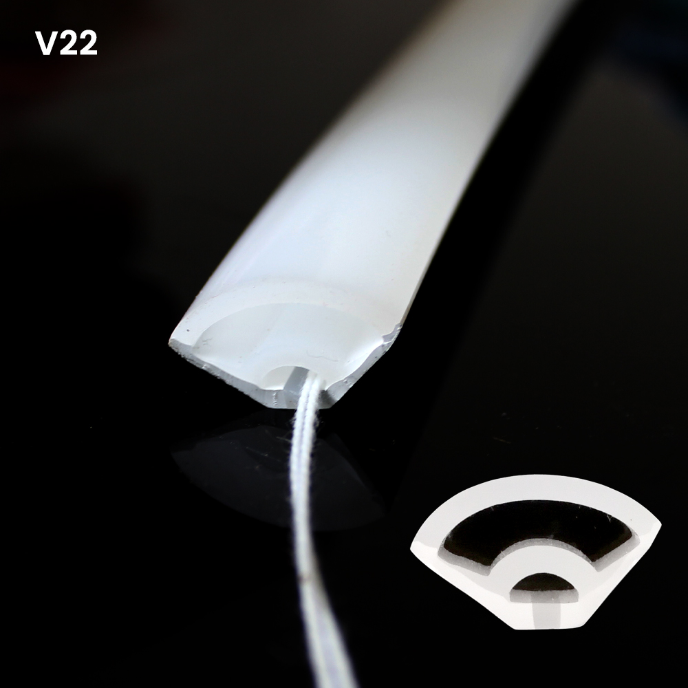 ท่อซิลิโคนครอบ LED รูปตัว V คร - Diffusion Material Roll บทวิจารณ์และราคา