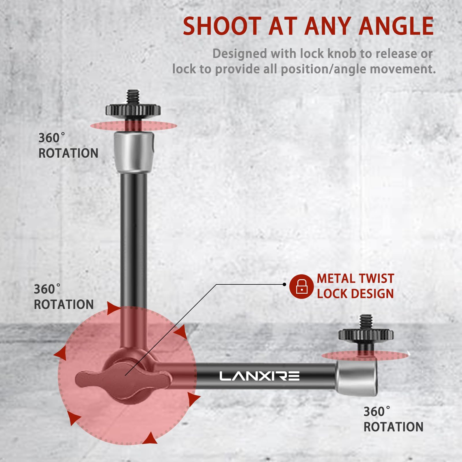 ชุดอุปกรณ์ยึดจับ Lanxire 11 นิ - Photography Lighting Rig บทวิจารณ์และราคา