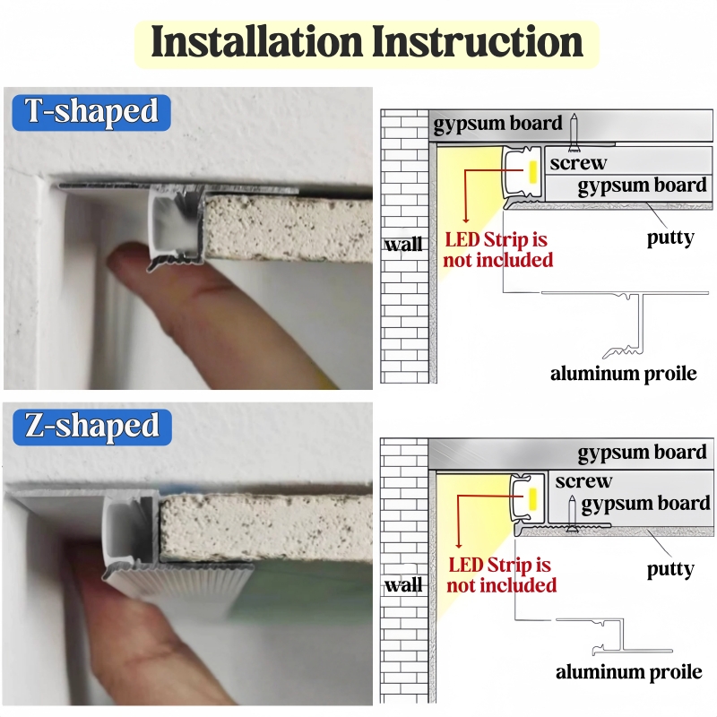 โปรไฟล์อะลูมิเนียม LED สำหรับต - Diffusion Material Roll บทวิจารณ์และราคา
