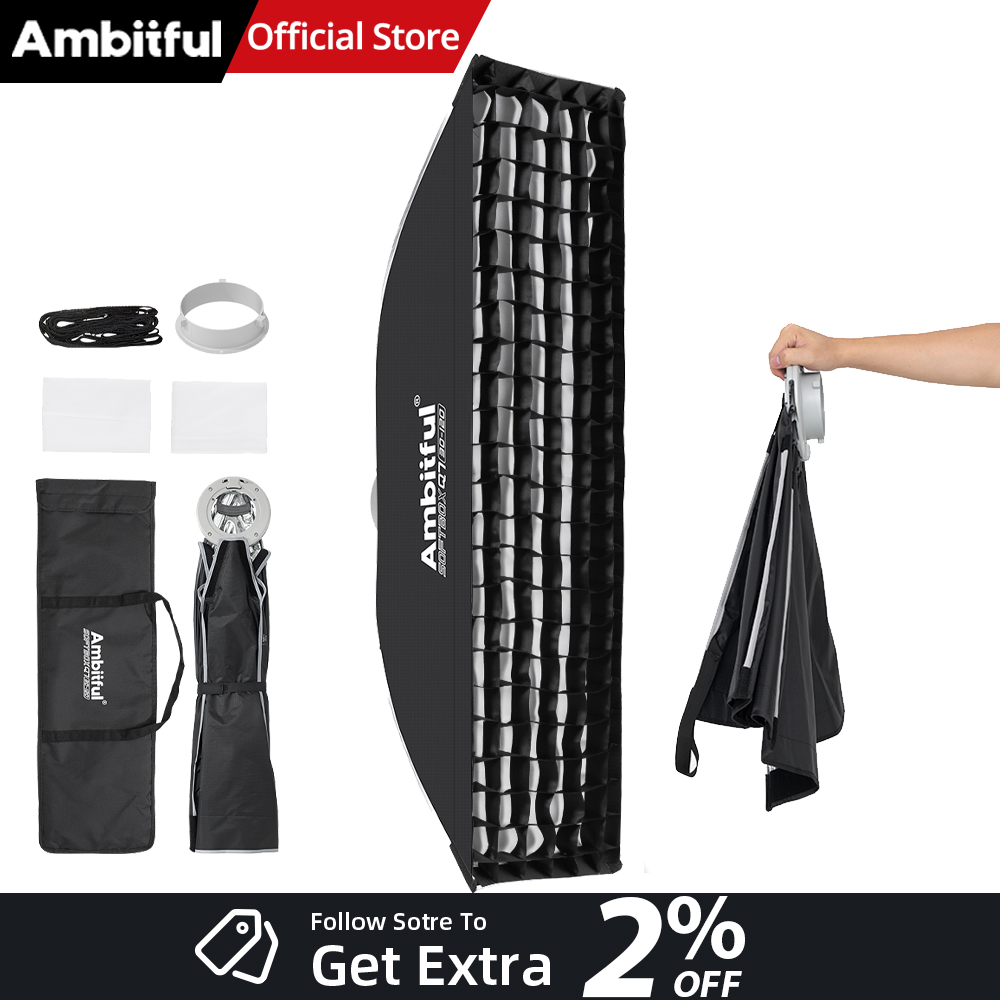 AMBITFUL Q7-II 30*120 ซม. ซอฟต - Photography Lighting Mount บทวิจารณ์และราคา