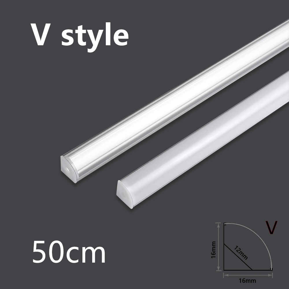LED 50 ซม.ช่องอลูมิเนียมสําหรั - Diffusion Material Roll บทวิจารณ์และราคา