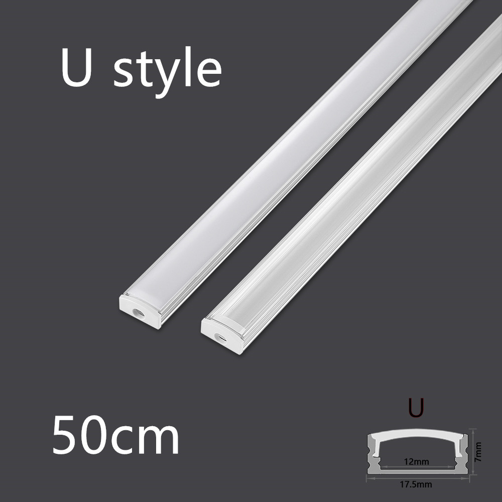 LED 50 ซม.ช่องอลูมิเนียมสําหรั - Diffusion Material Roll บทวิจารณ์และราคา
