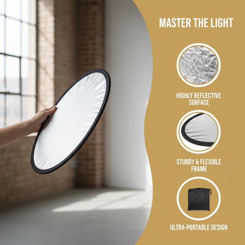 แผ่นสะท้อนแสงแบบพับได้ 5 in 1  - Photography Lighting Outdoor บทวิจารณ์และราคา